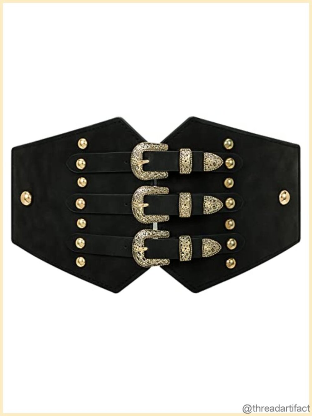 Women's Wide Leather Corset Belt Elastic Waist Belt for Dresses Costumes